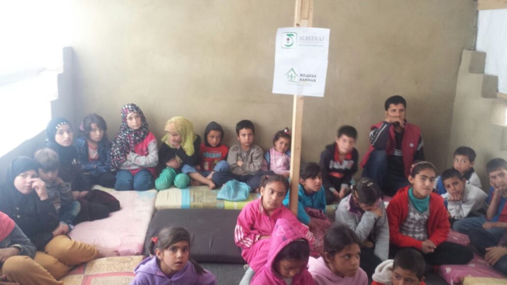 NRS International | Donating Tents for Syrian Refugee Education